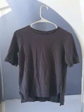 Women's Black Crew Neck T-Shirt